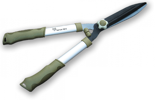 Ножиці для живоплоту, із зубчиками, KT-W1107