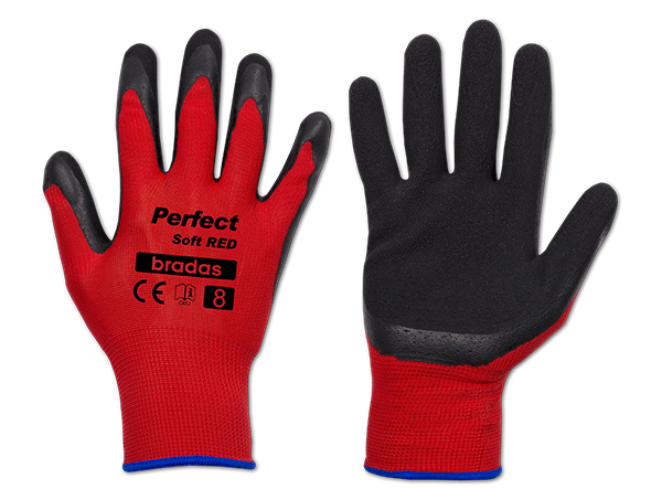 Перчатки защитные PERFECT SOFT RED латекс, размер 8, RWPSRD8