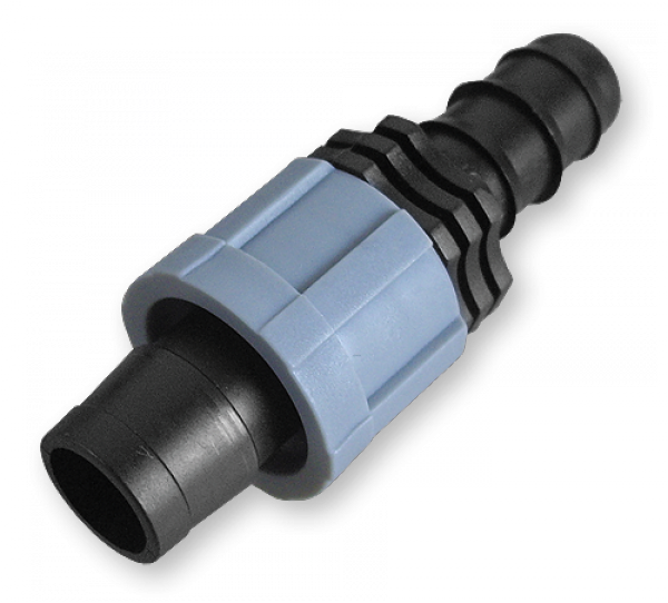 Коннектор для капельной ленты - трубки PE 16мм, DSTA08-16L