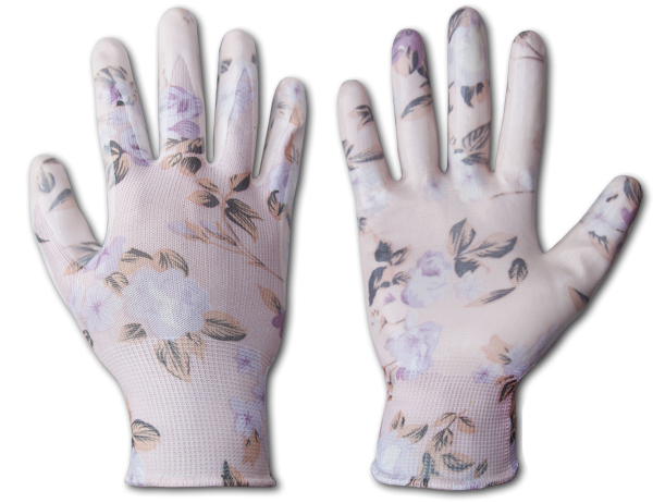 Перчатки защитные NITROX FLOWERS нитрил, размер 6, RWNF6