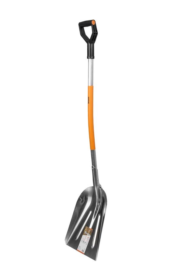 Усиленная совковая лопата с алюминиевой ручкой, KT-V2025
